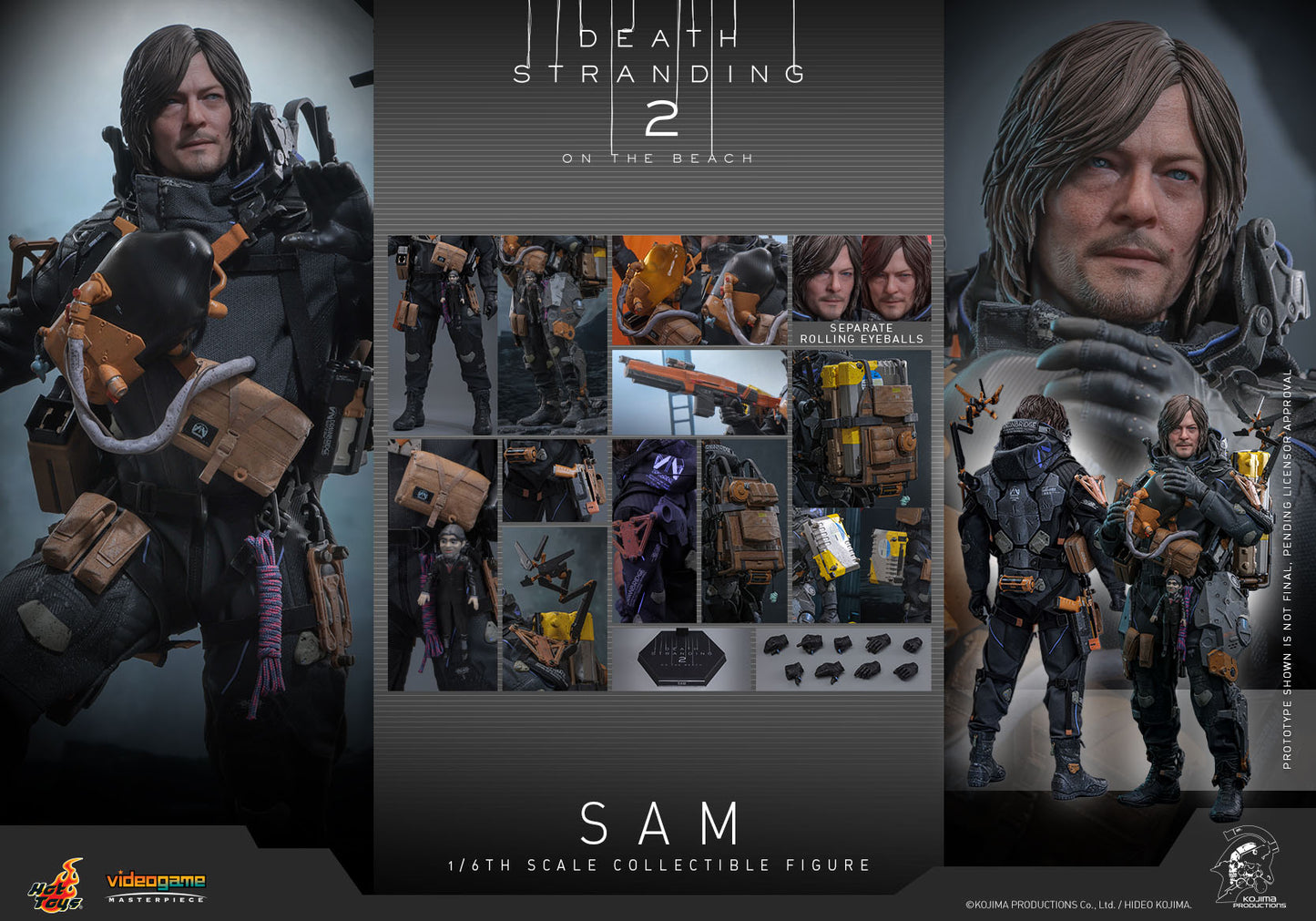 Hot Toys – VGM76 – Death Stranding 2: On The Beach: 1/6th Scale Sam (Deluxe Version)