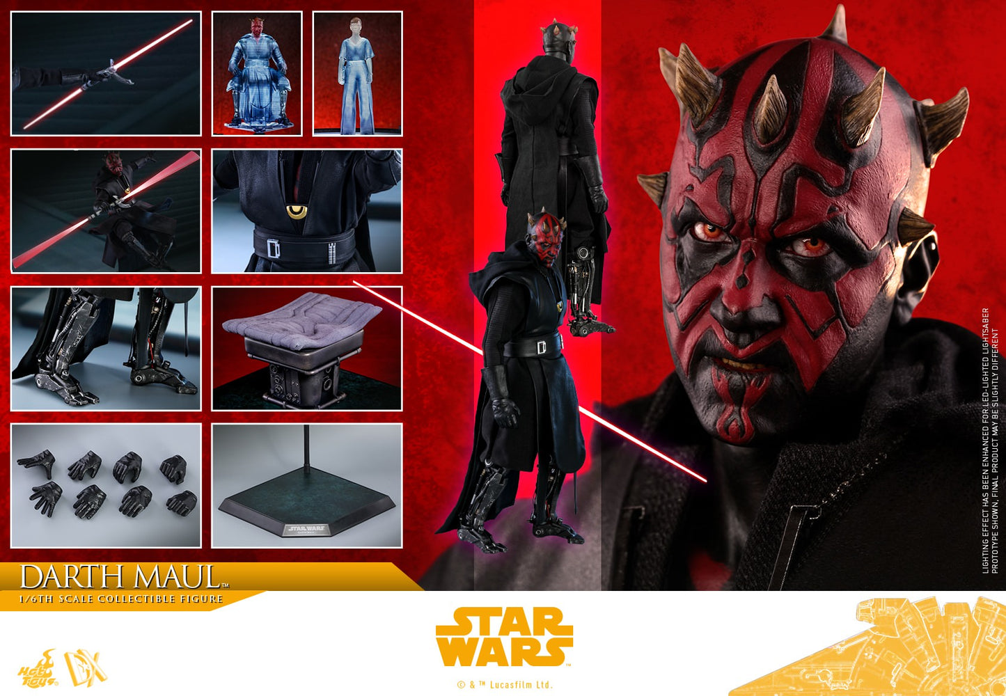 PRE-LOVED - Hot Toys - DX18: Solo : A Star Wars Story – Darth Maul