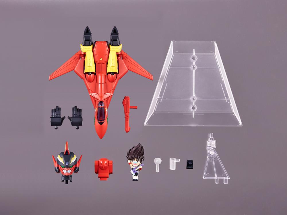 Tamashii Nations - Tiny Session - Macross 7: VF-19 Fire Valkyrie with Basara Nekki