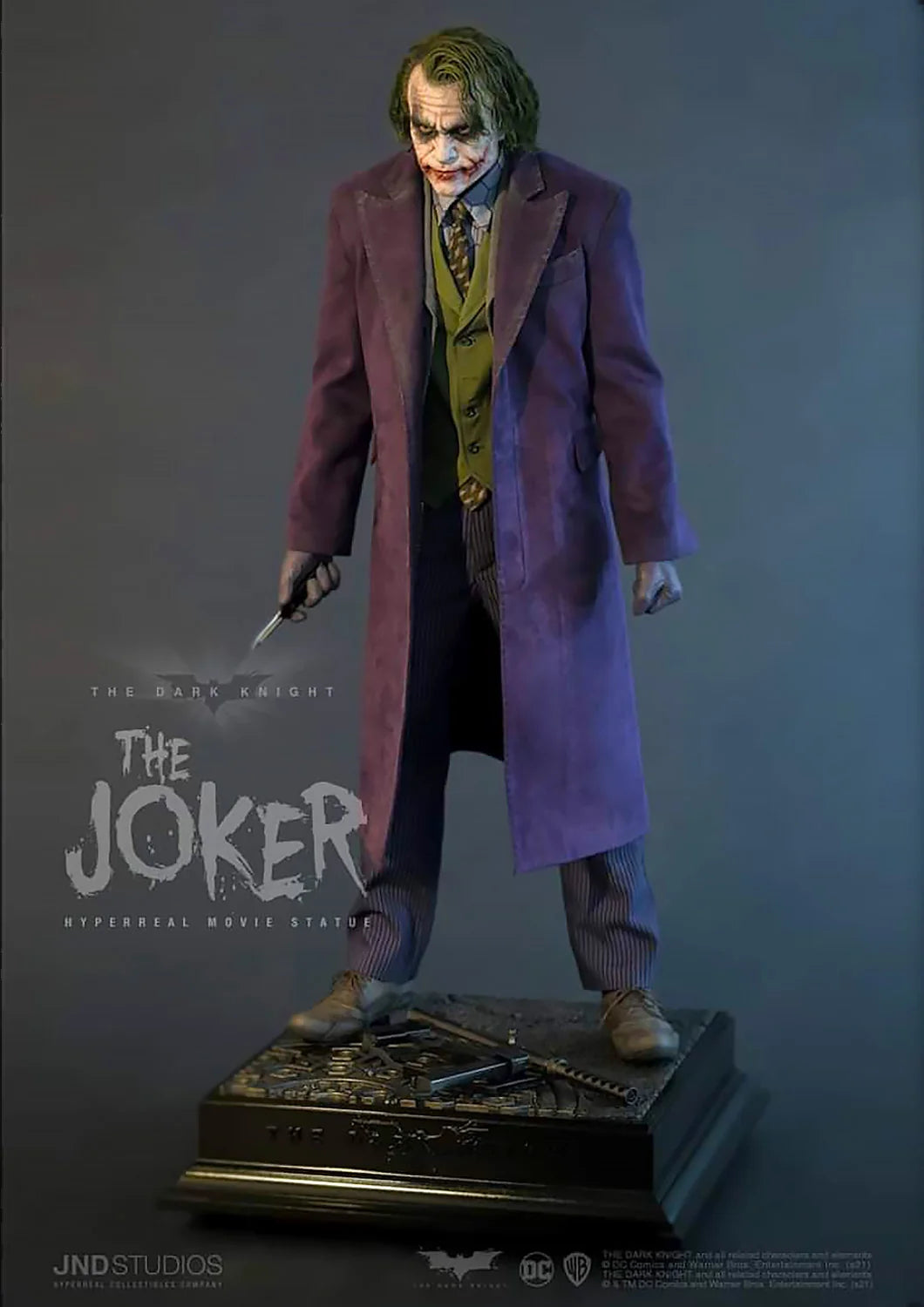 PRE-LOVED - HMS003 - The Dark Knight - 1/3 Scale The Joker