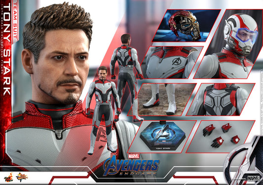 PRE-LOVED - Hot Toys - MMS537 - Avengers Endgame: Tony Stark Team Suit