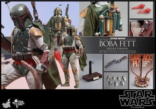 PRE-LOVED - HOT TOYS - MMS313 - BOBA FETT (DELUXE VERSION)