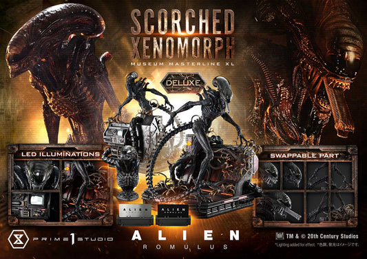 Prime 1 Studio - Alien: Romulus - Scorched Xenomorph (Deluxe Version)