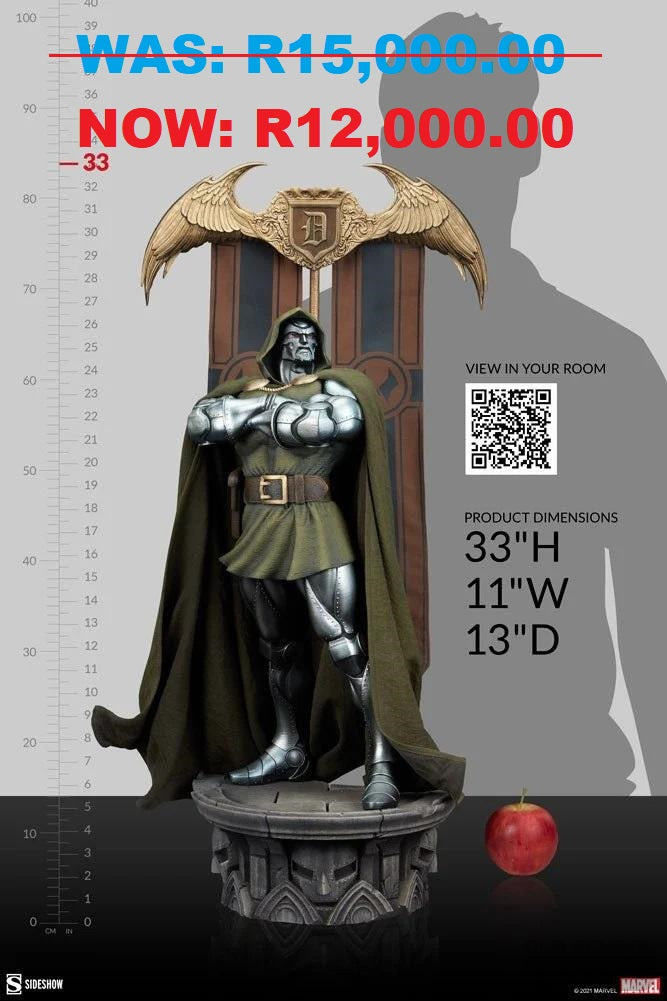 Black Friday Special - PRE-LOVED - SIDESHOW COLLECTIBLES - DOCTOR DOOM Maquette