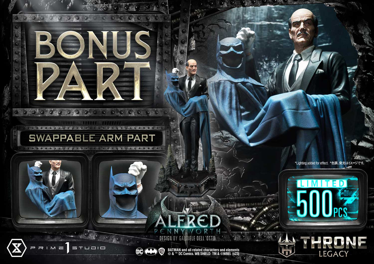 Prime 1 Studio - Batman (Comics): 1/4 scale Alfred Pennyworth (Bonus Version)