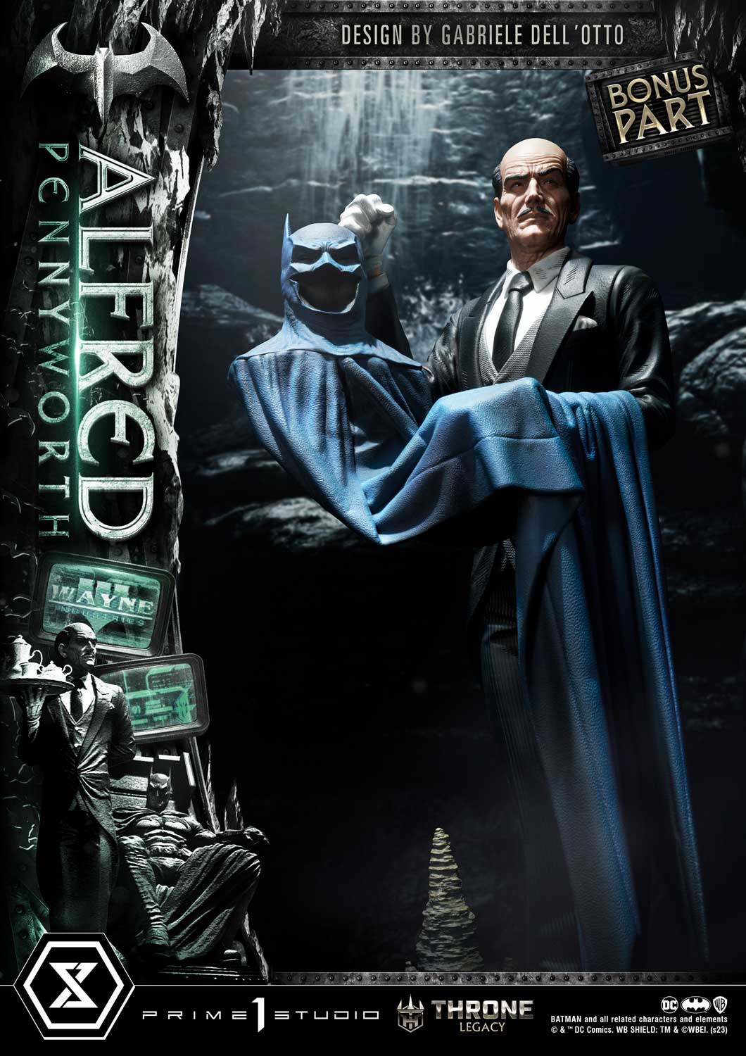 Prime 1 Studio - Batman (Comics): 1/4 scale Alfred Pennyworth (Bonus Version)