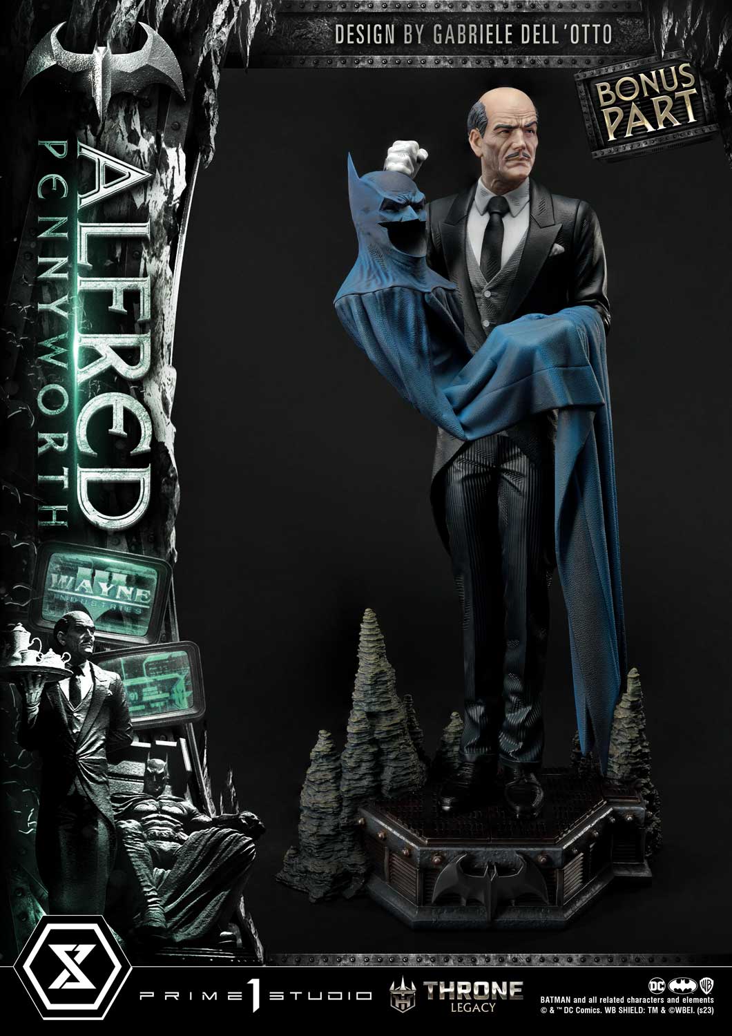Prime 1 Studio - Batman (Comics): 1/4 scale Alfred Pennyworth (Bonus Version)
