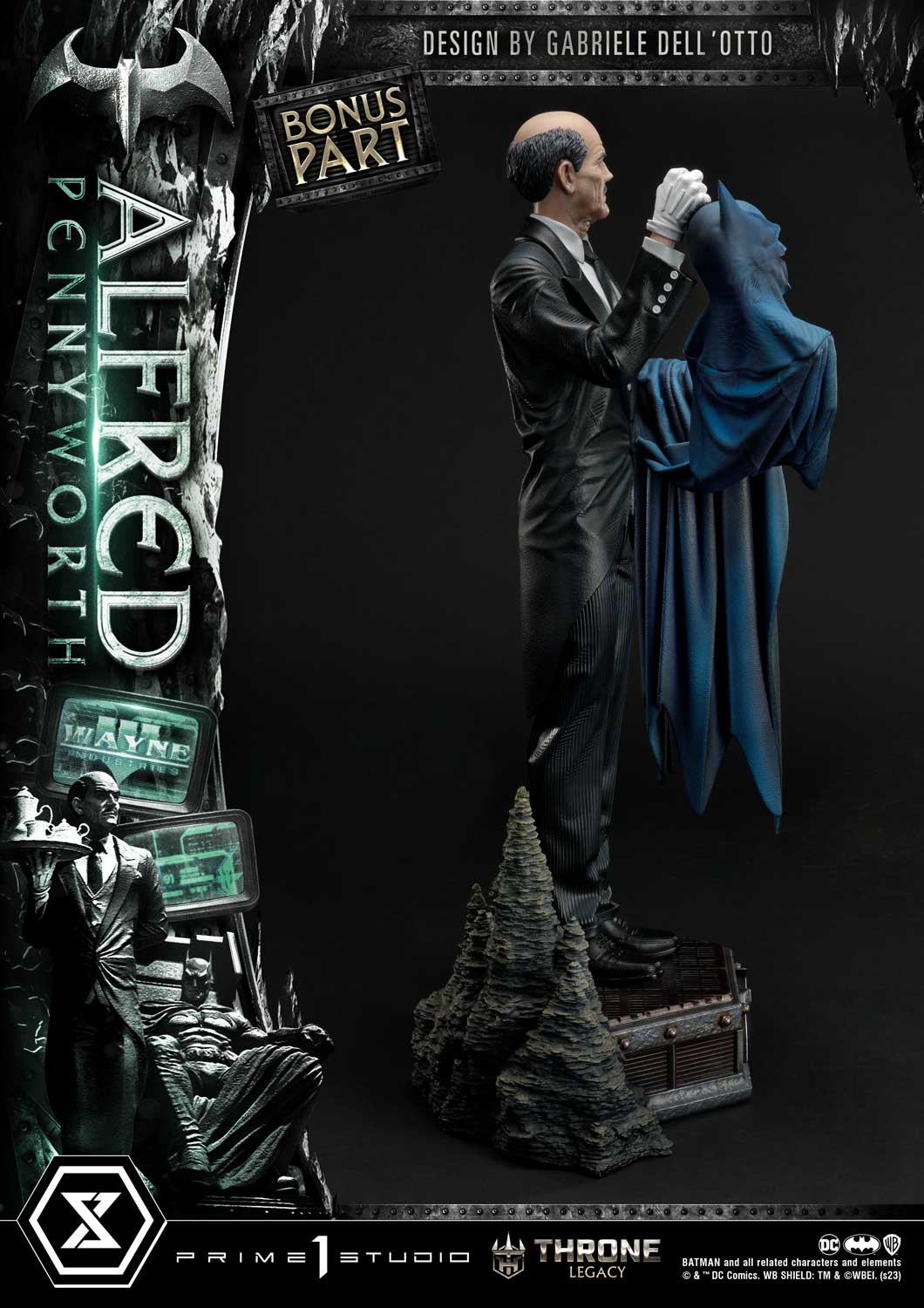 Prime 1 Studio - Batman (Comics): 1/4 scale Alfred Pennyworth (Bonus Version)