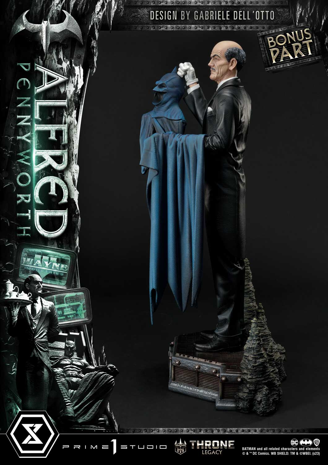 Prime 1 Studio - Batman (Comics): 1/4 scale Alfred Pennyworth (Bonus Version)