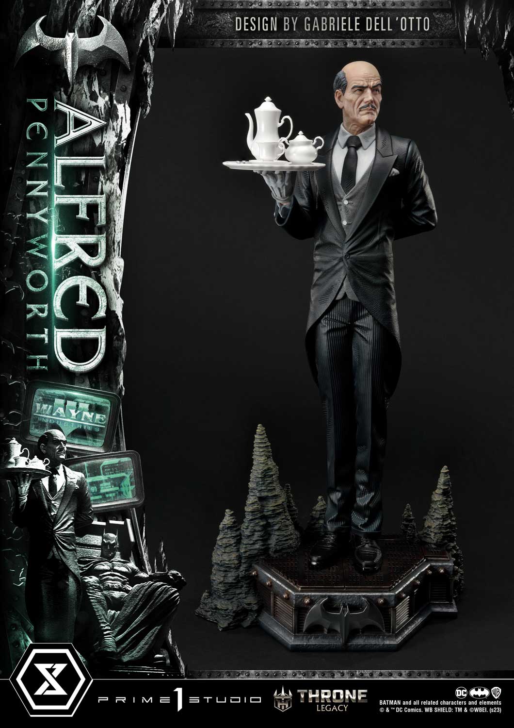 Prime 1 Studio - Batman (Comics): 1/4 scale Alfred Pennyworth (Bonus Version)