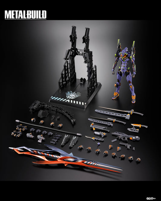 Tamashii Nations - Metal Build: EVANGELION TEST TYPE-01 30th with the spear of Gaius