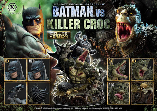 Prime 1 Studio - Batman (Comic): 1/4 Scale Batman Versus Killer Croc Deluxe Version