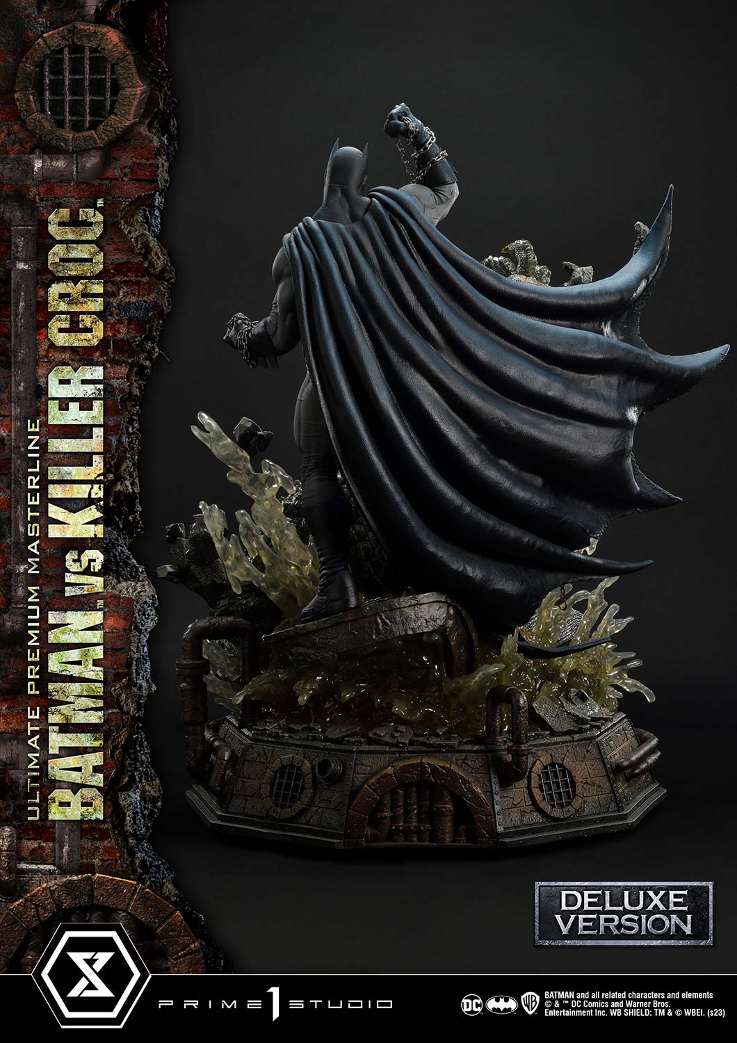 Prime 1 Studio - Batman (Comic): 1/4 Scale Batman Versus Killer Croc Deluxe Version