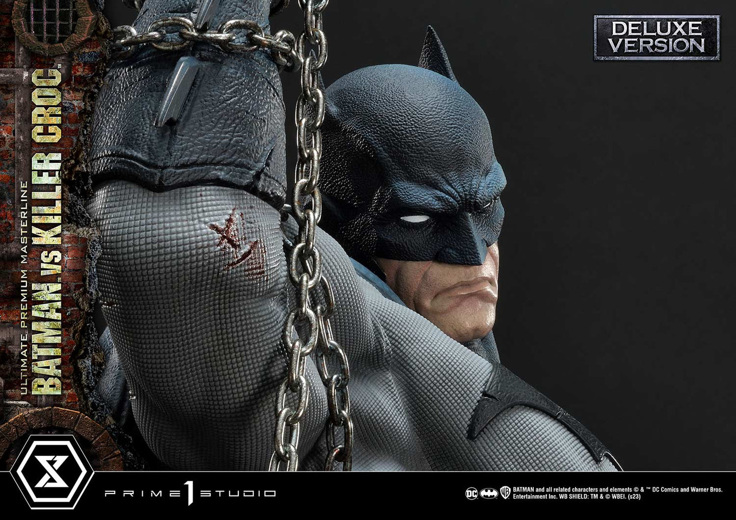 Prime 1 Studio - Batman (Comic): 1/4 Scale Batman Versus Killer Croc Deluxe Version