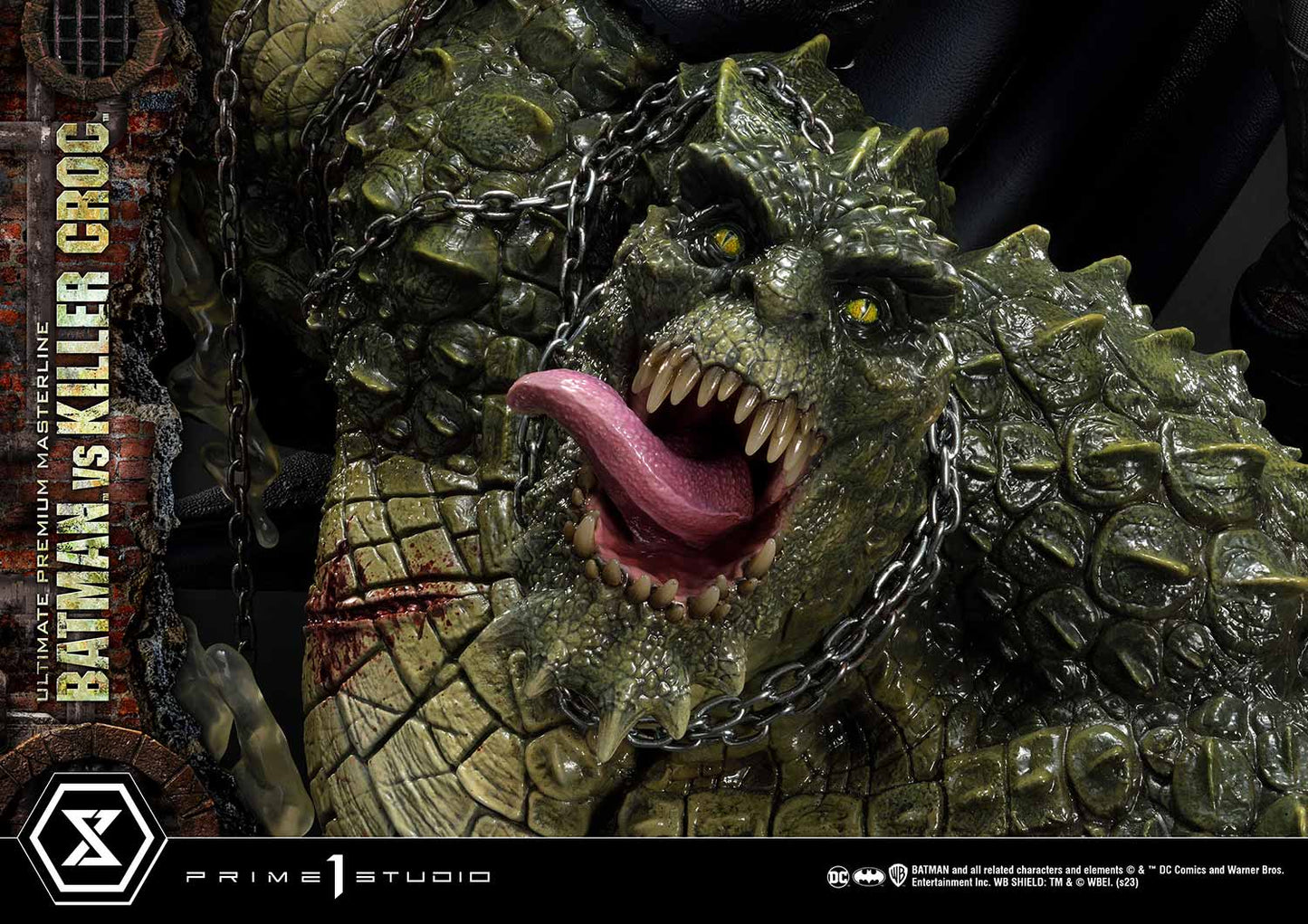 Prime 1 Studio - Batman (Comic): 1/4 Scale Batman Versus Killer Croc Deluxe Version