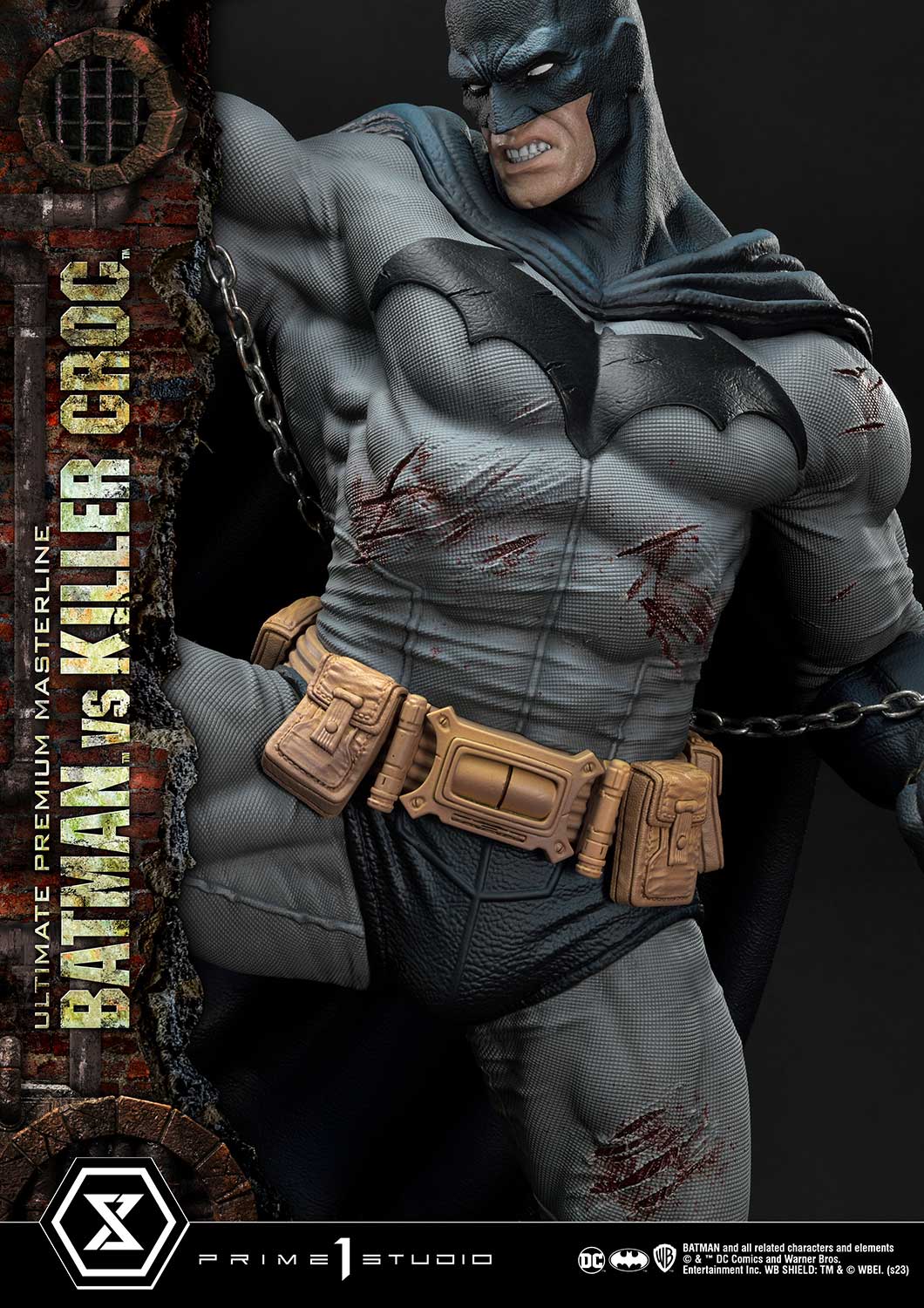 Prime 1 Studio - Batman (Comic): 1/4 Scale Batman Versus Killer Croc Deluxe Version