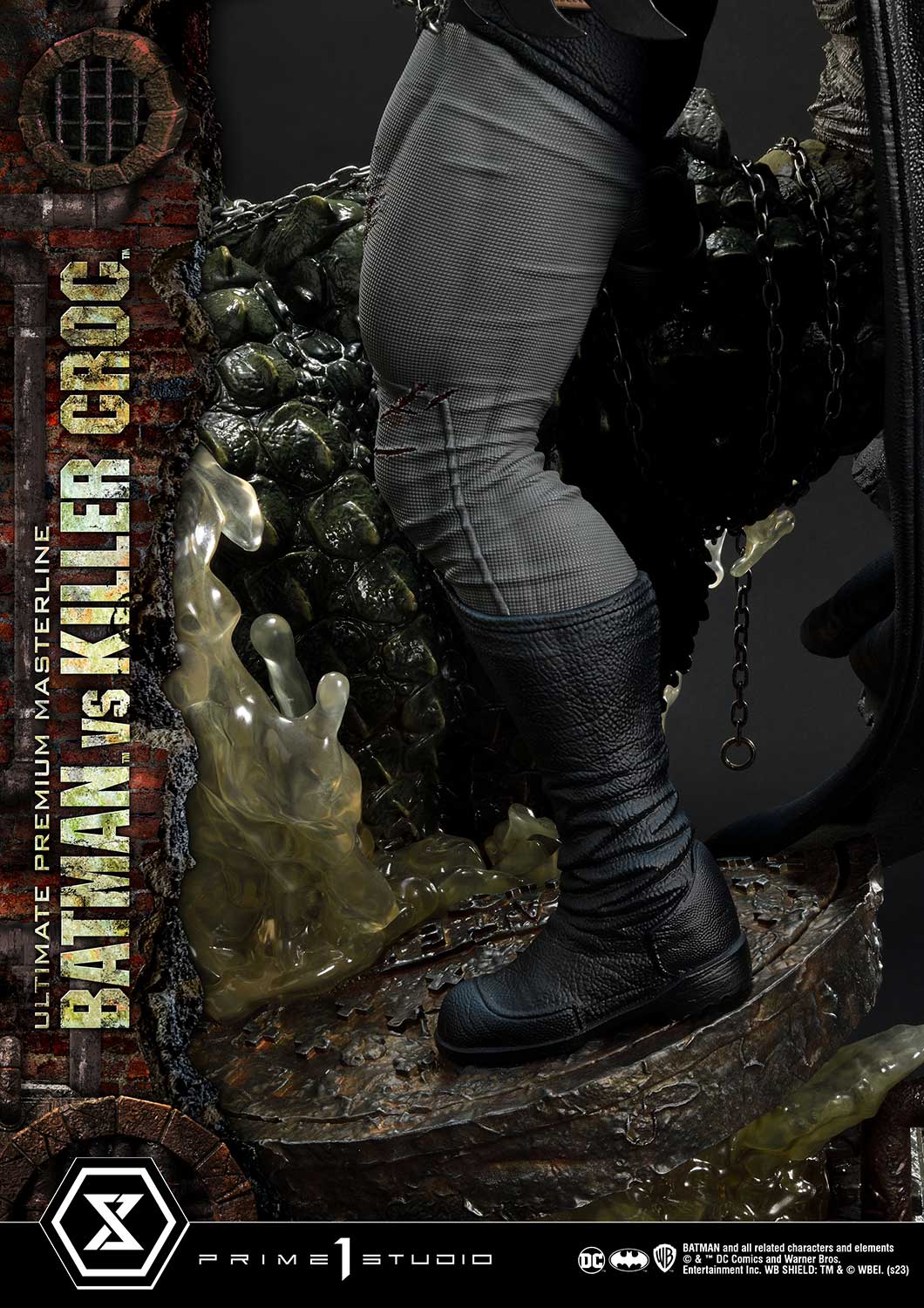 Prime 1 Studio - Batman (Comic): 1/4 Scale Batman Versus Killer Croc Deluxe Version