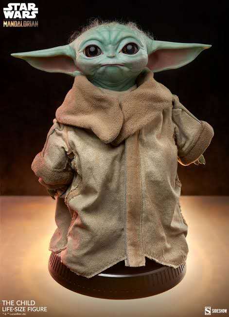 PRE-LOVED - SIDESHOW COLLECTIBLES - 400369 - STAR WARS: THE CHILD LIFE SIZE