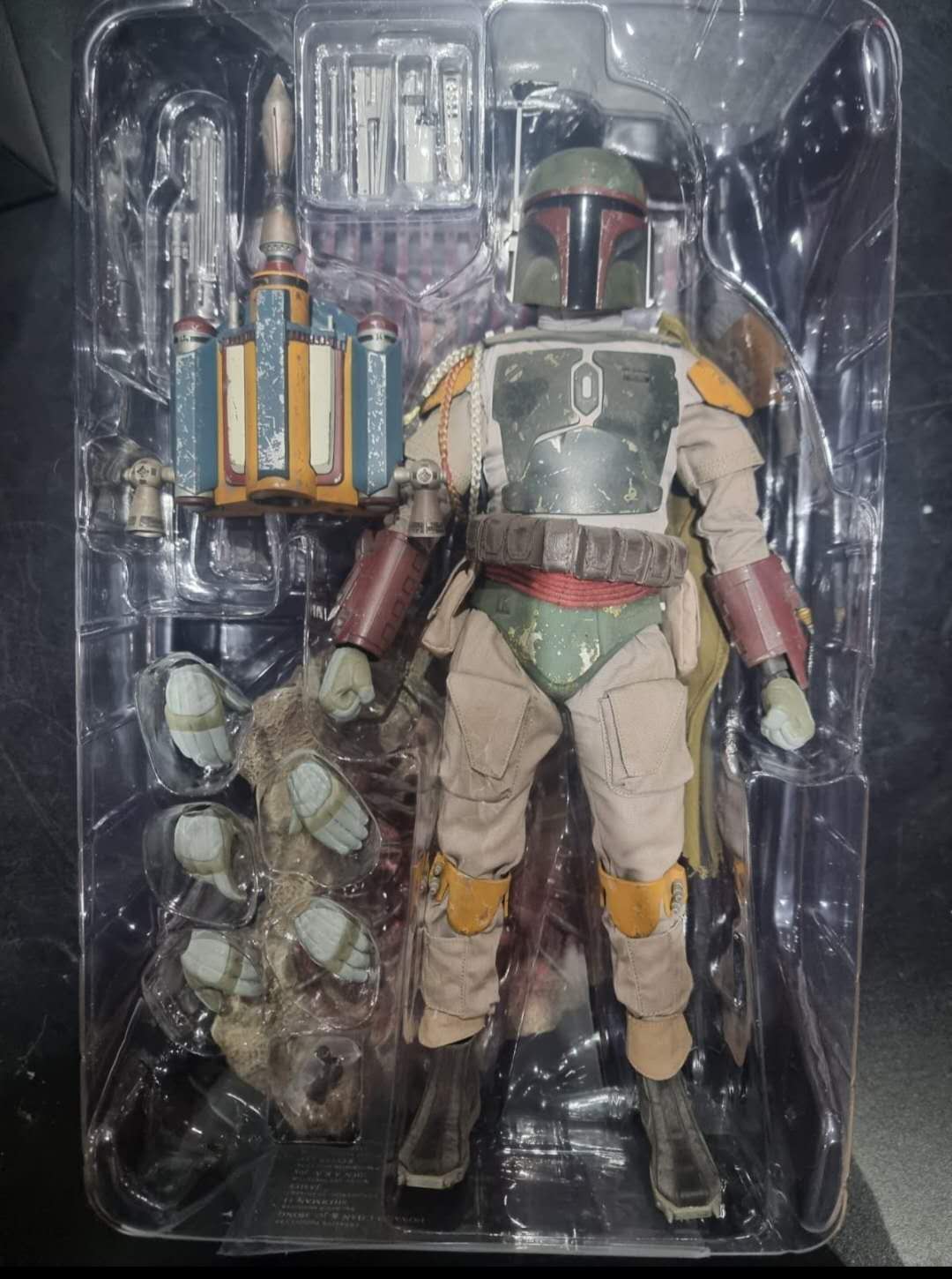 PRE-LOVED - HOT TOYS - MMS313 - BOBA FETT (DELUXE VERSION)