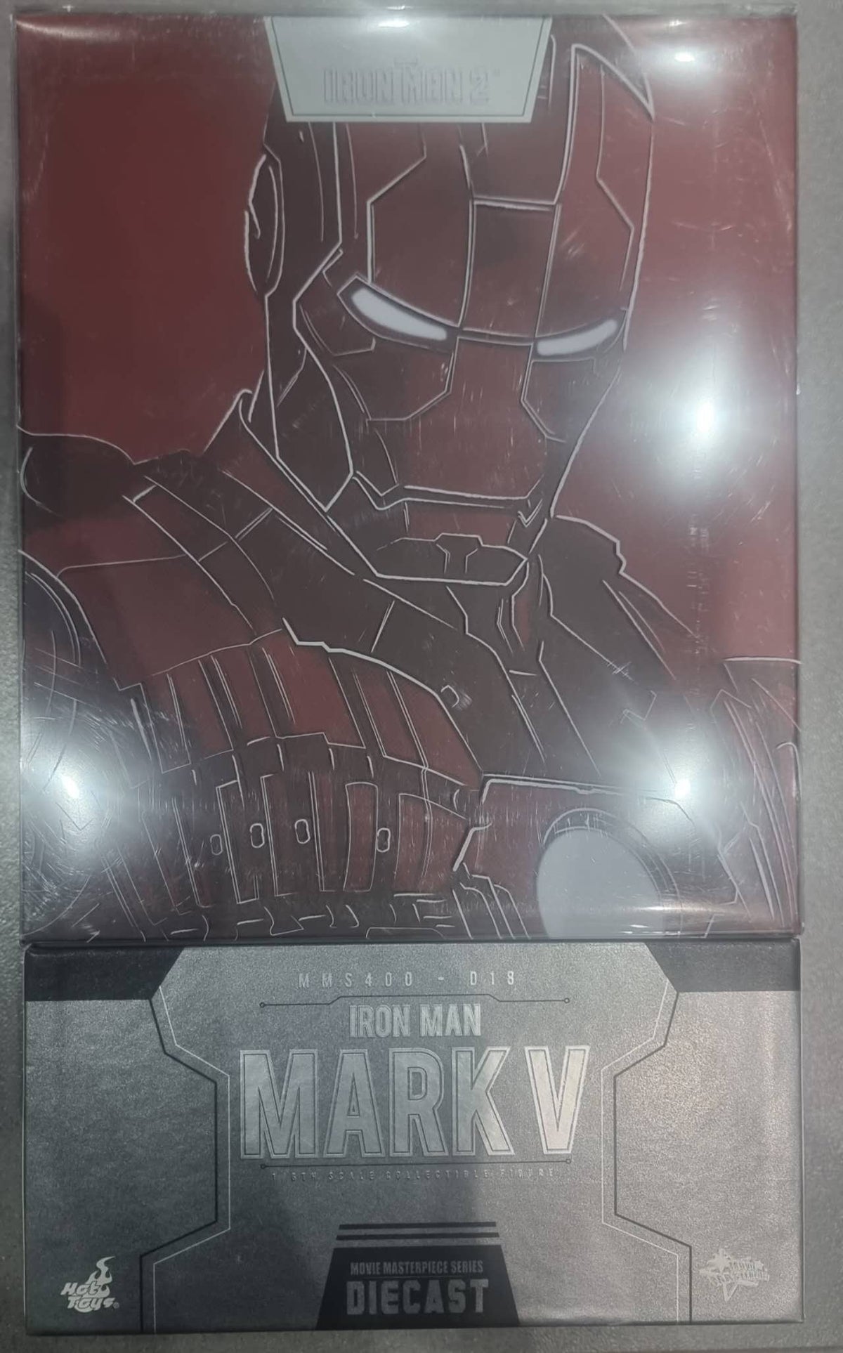 PRE-LOVED - Hot Toys - MMS400D18 - Iron Man 2 - Iron Man Mark V (Diecast)