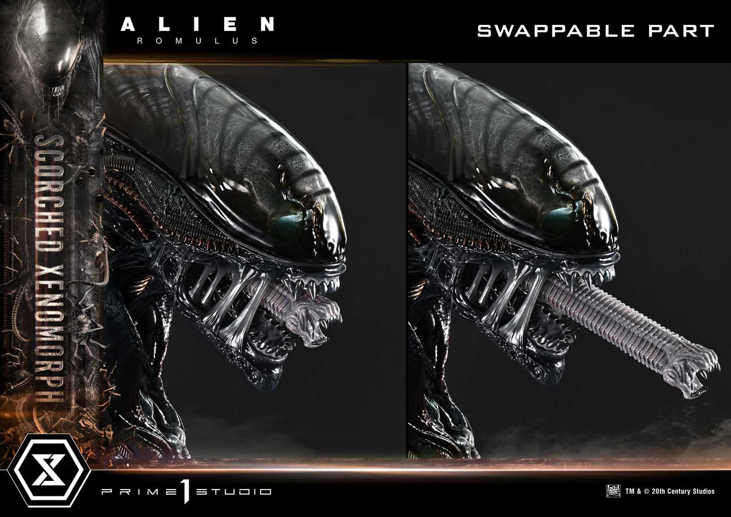 Prime 1 Studio - Alien: Romulus - Scorched Xenomorph (Deluxe Version)