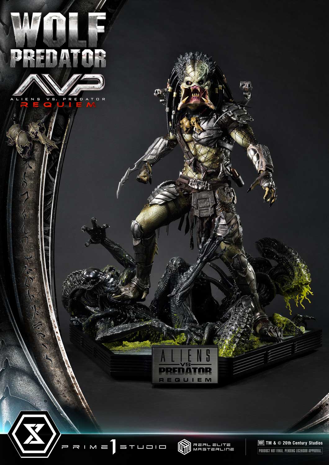 Prime 1 Studio - Aliens vs. Predator: Requiem: 1/3 Scale Wolf Predator (Regular Version)