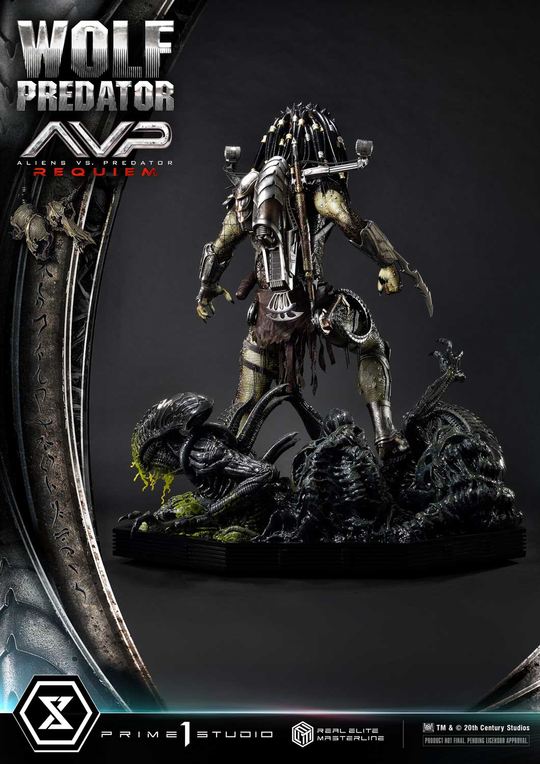 Prime 1 Studio - Aliens vs. Predator: Requiem: 1/3 Scale Wolf Predator (Regular Version)