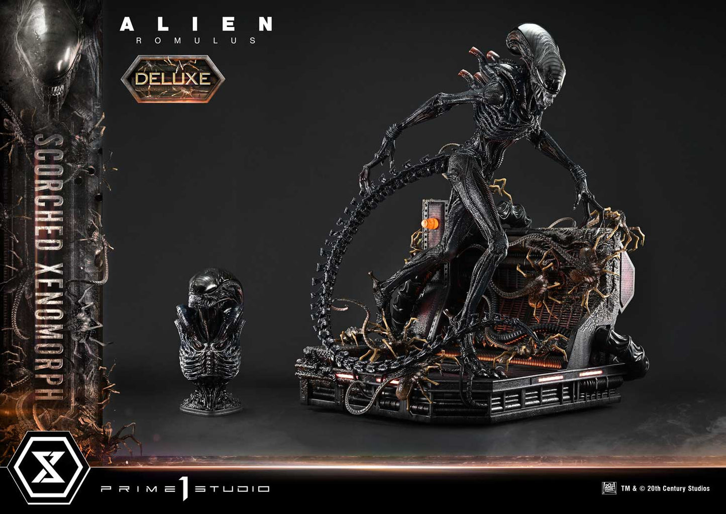 Prime 1 Studio - Alien: Romulus - Scorched Xenomorph (Deluxe Version)