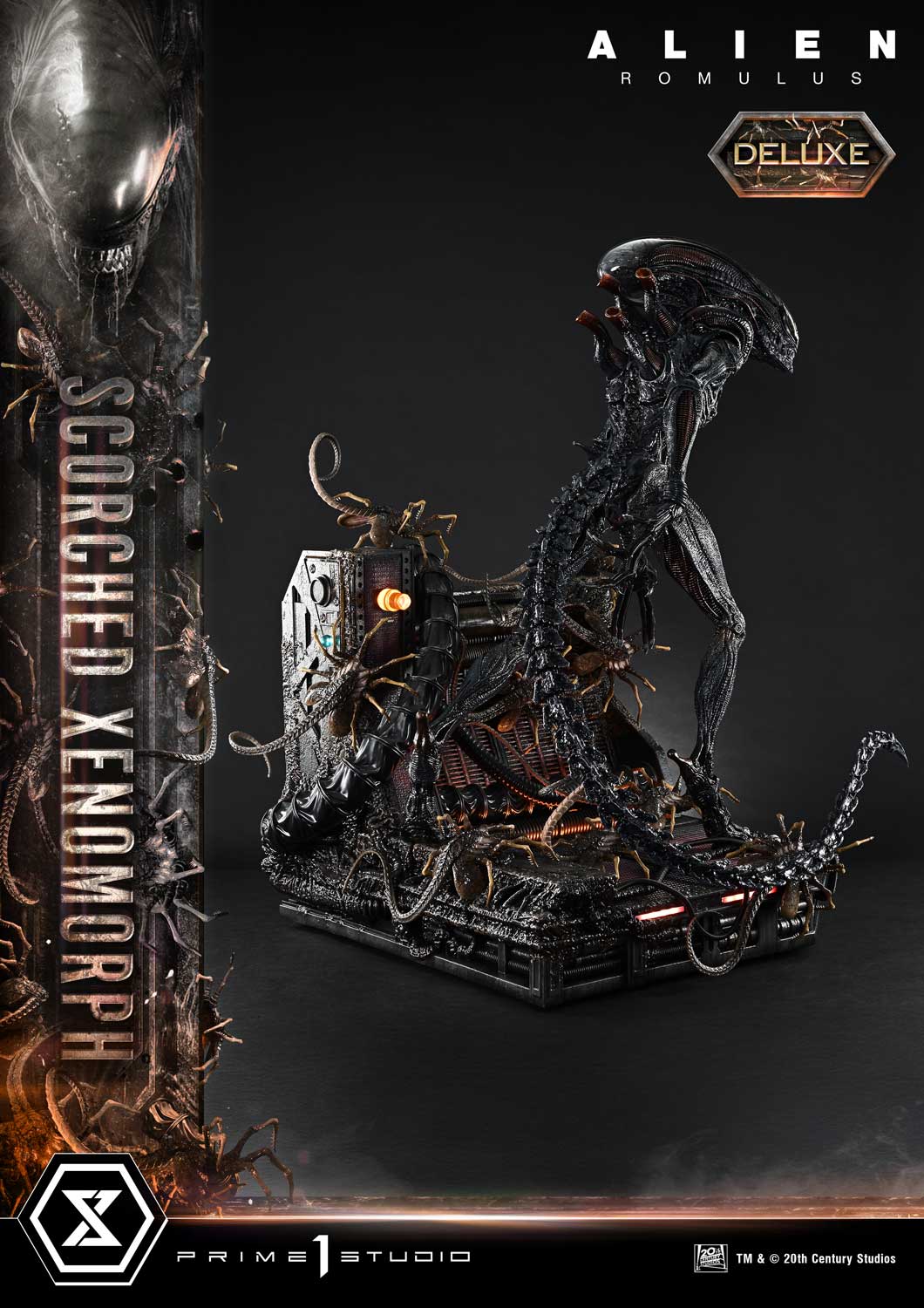 Prime 1 Studio - Alien: Romulus - Scorched Xenomorph (Deluxe Version)