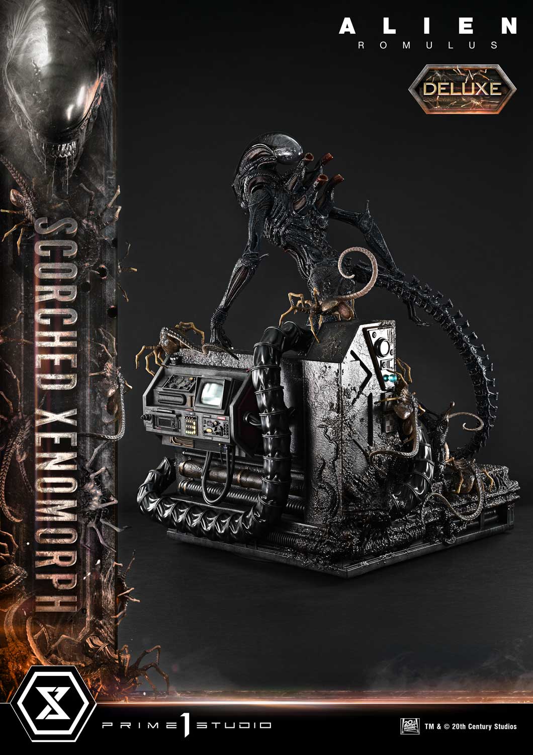 Prime 1 Studio - Alien: Romulus - Scorched Xenomorph (Deluxe Version)