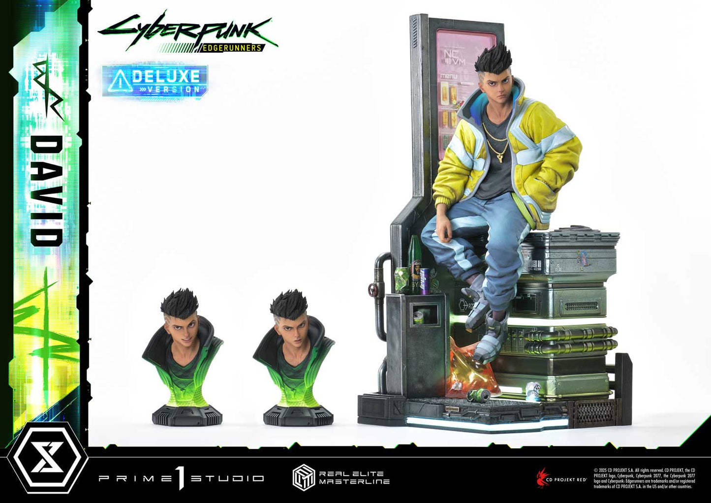 Prime 1 Studio - Cyberpunk Edgerunners: 1/4 Scale David (Deluxe Version)