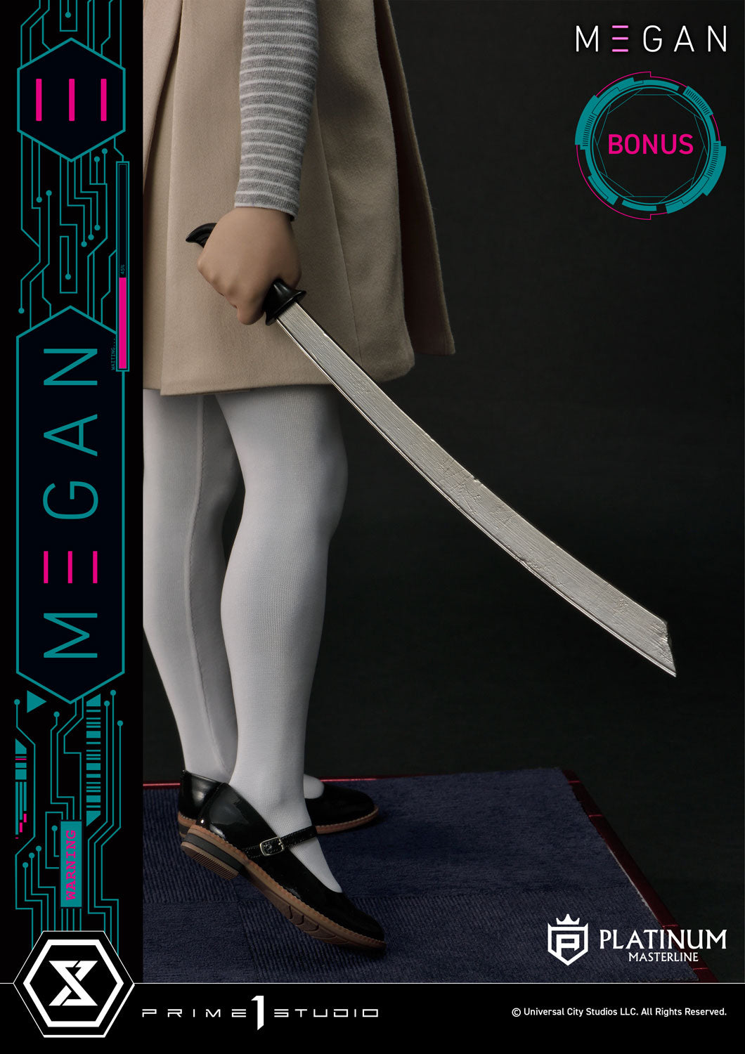 Prime 1 Studio Platinum Masterline - M3GAN (Film): 1/3 Scale M3GAN (Bonus Version)