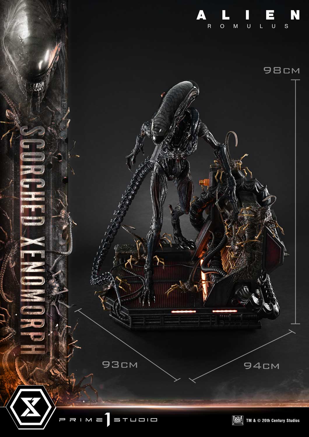 Prime 1 Studio - Alien: Romulus - Scorched Xenomorph (Deluxe Version)
