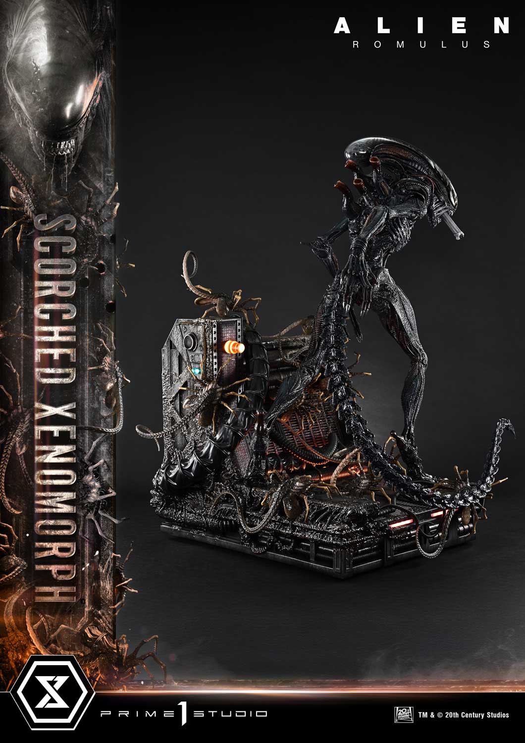 Prime 1 Studio - Alien: Romulus - Scorched Xenomorph (Deluxe Version)