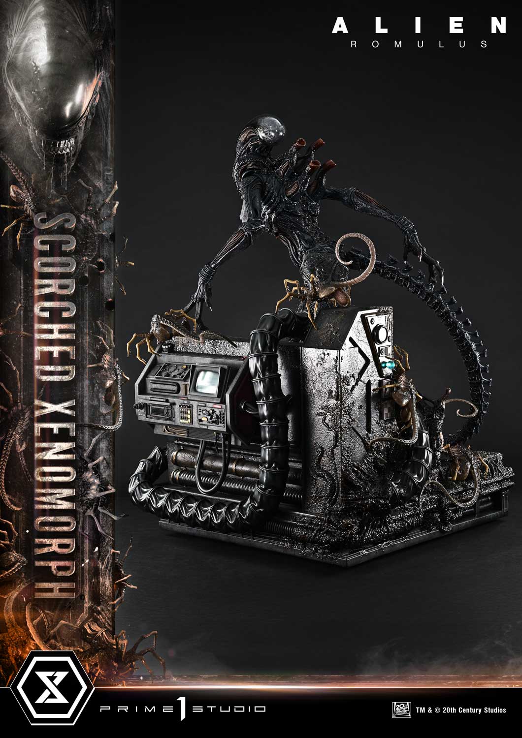 Prime 1 Studio - Alien: Romulus - Scorched Xenomorph (Deluxe Version)