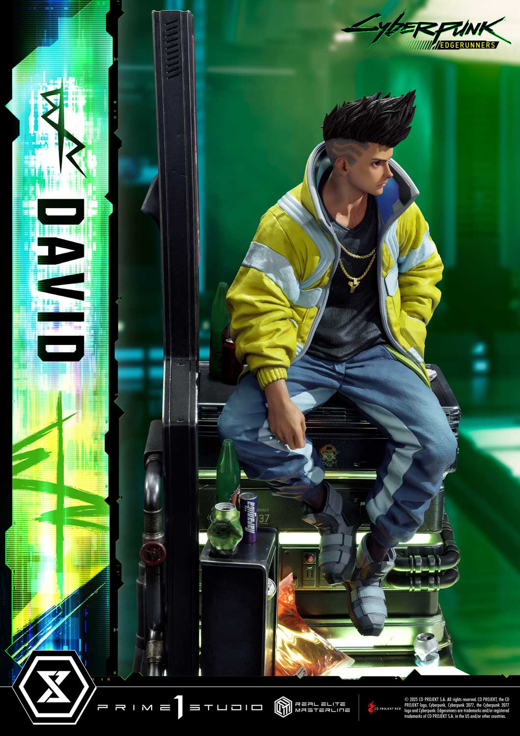 Prime 1 Studio - Cyberpunk Edgerunners: 1/4 Scale David (Deluxe Version)