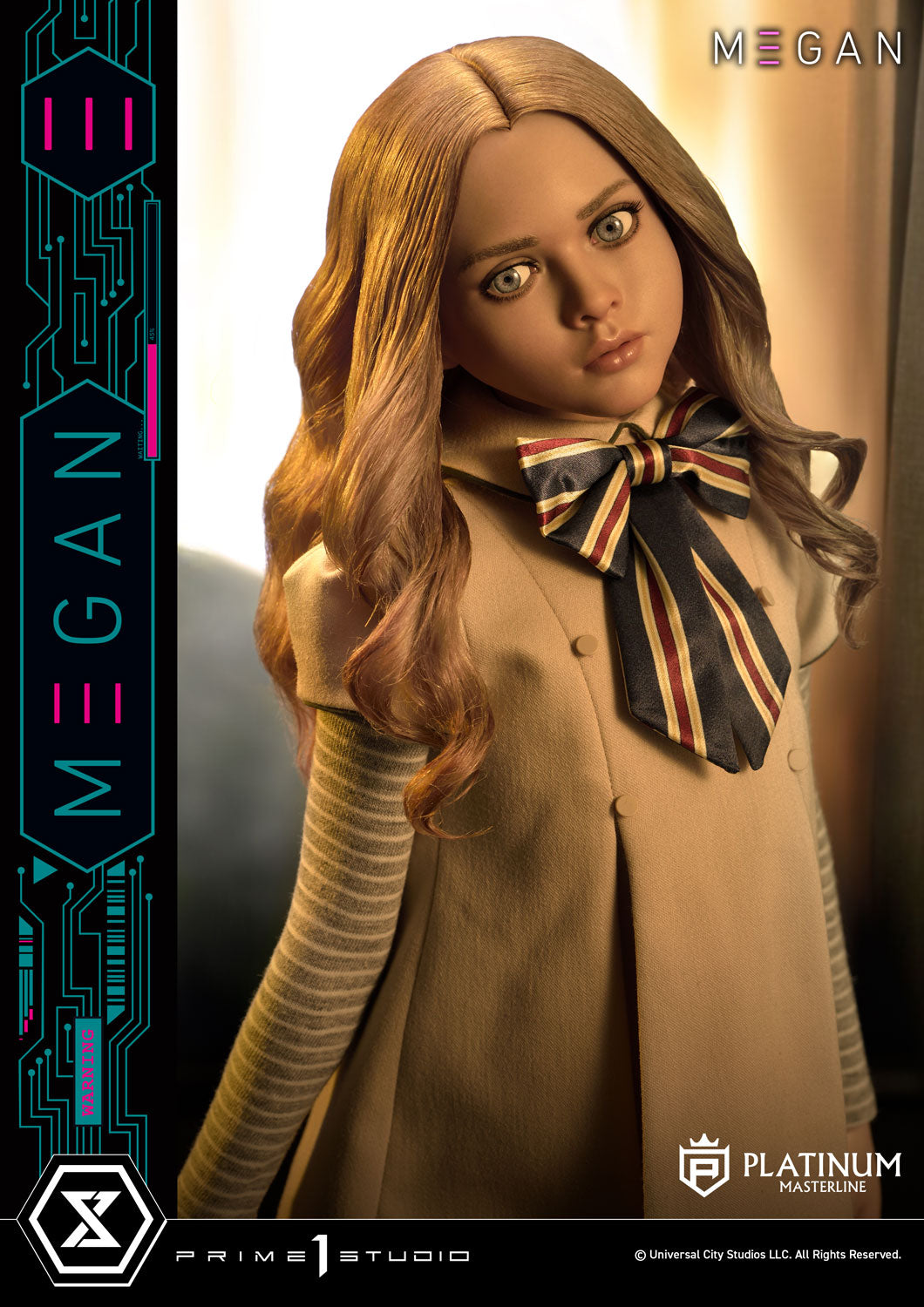 Prime 1 Studio Platinum Masterline - M3GAN (Film): 1/3 Scale M3GAN (Bonus Version)
