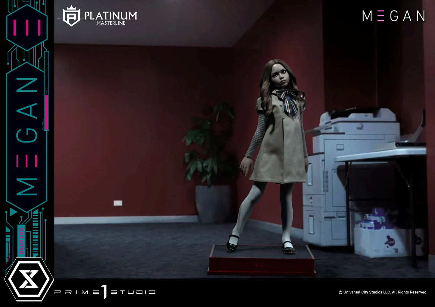 Prime 1 Studio Platinum Masterline - M3GAN (Film): 1/3 Scale M3GAN (Bonus Version)