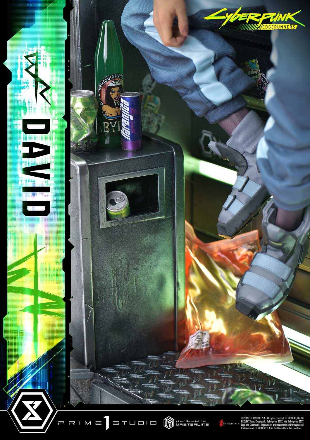 Prime 1 Studio - Cyberpunk Edgerunners: 1/4 Scale David (Deluxe Version)