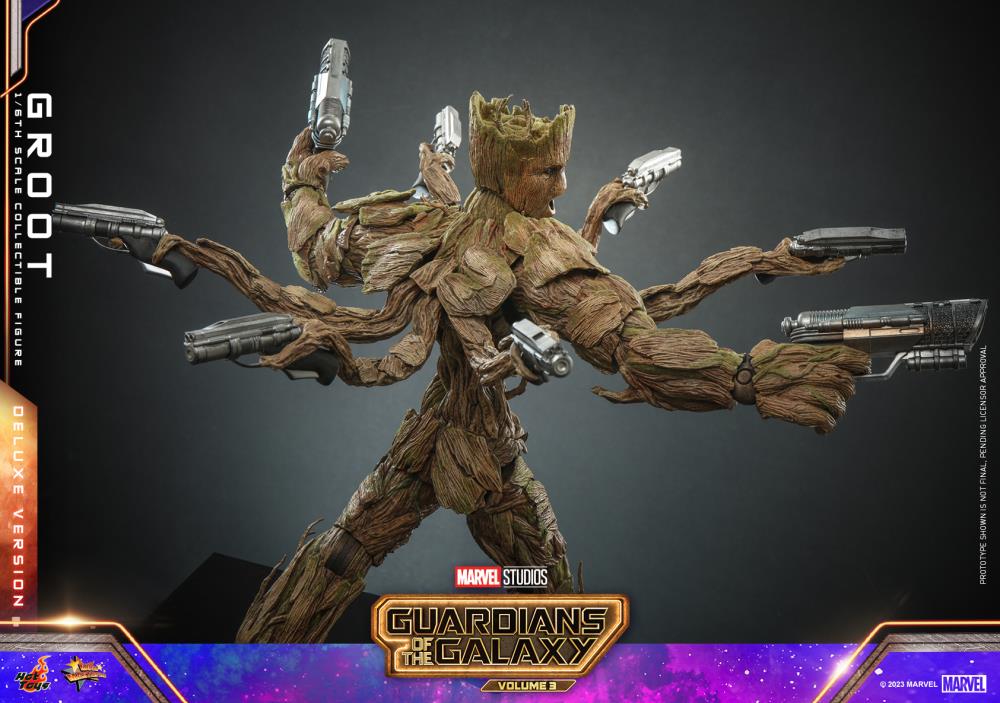 Hot Toys - MMS707 - Guardians of the Galaxy Vol. 3: Groot Deluxe