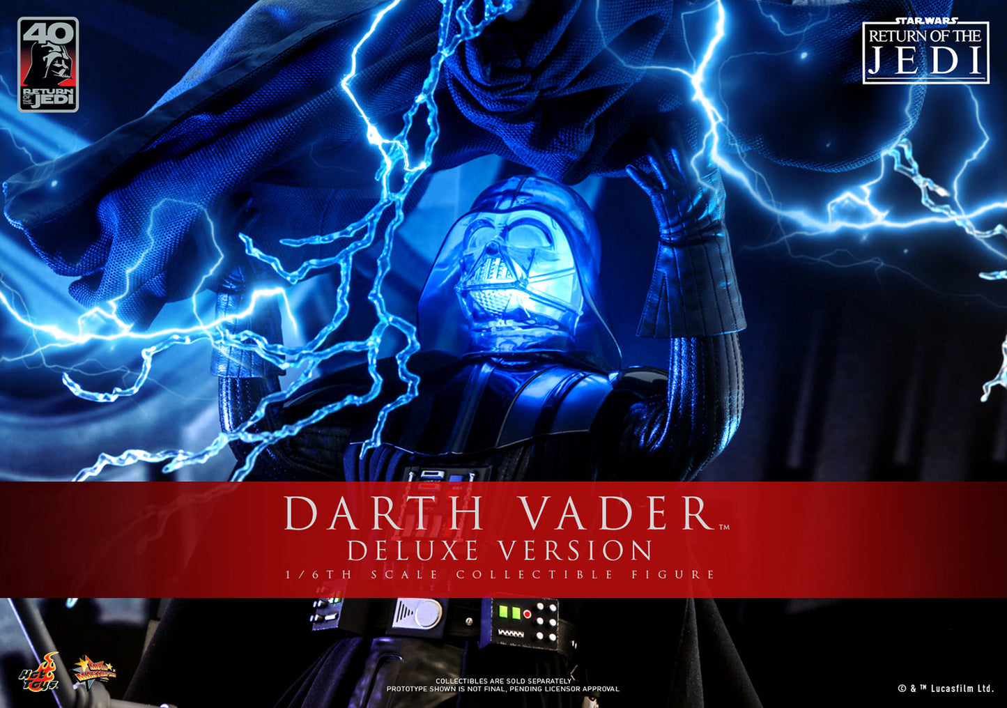 Hot Toys - MMS700 - Star Wars: Return of Jedi 40th Anniversary - 1/6 Scale Darth Vader Deluxe Version