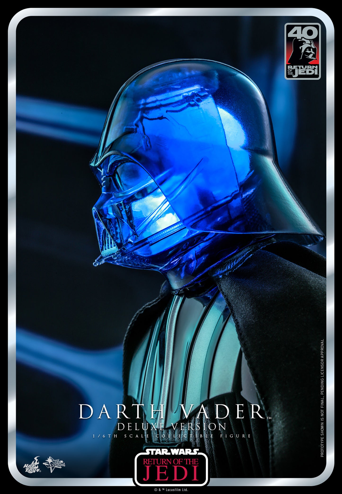 Hot Toys - MMS700 - Star Wars: Return of Jedi 40th Anniversary - 1/6 Scale Darth Vader Deluxe Version