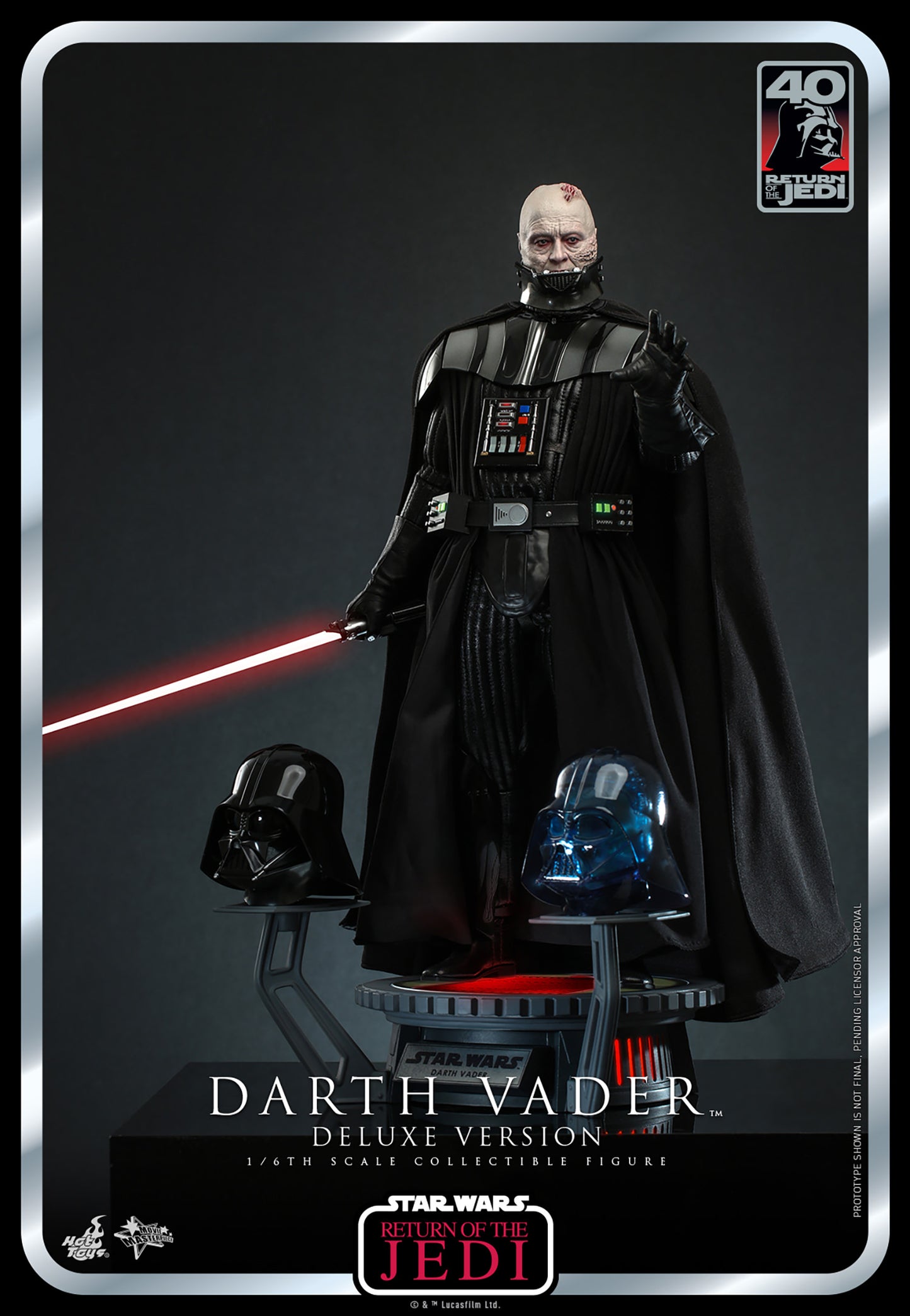 Hot Toys - MMS700 - Star Wars: Return of Jedi 40th Anniversary - 1/6 Scale Darth Vader Deluxe Version