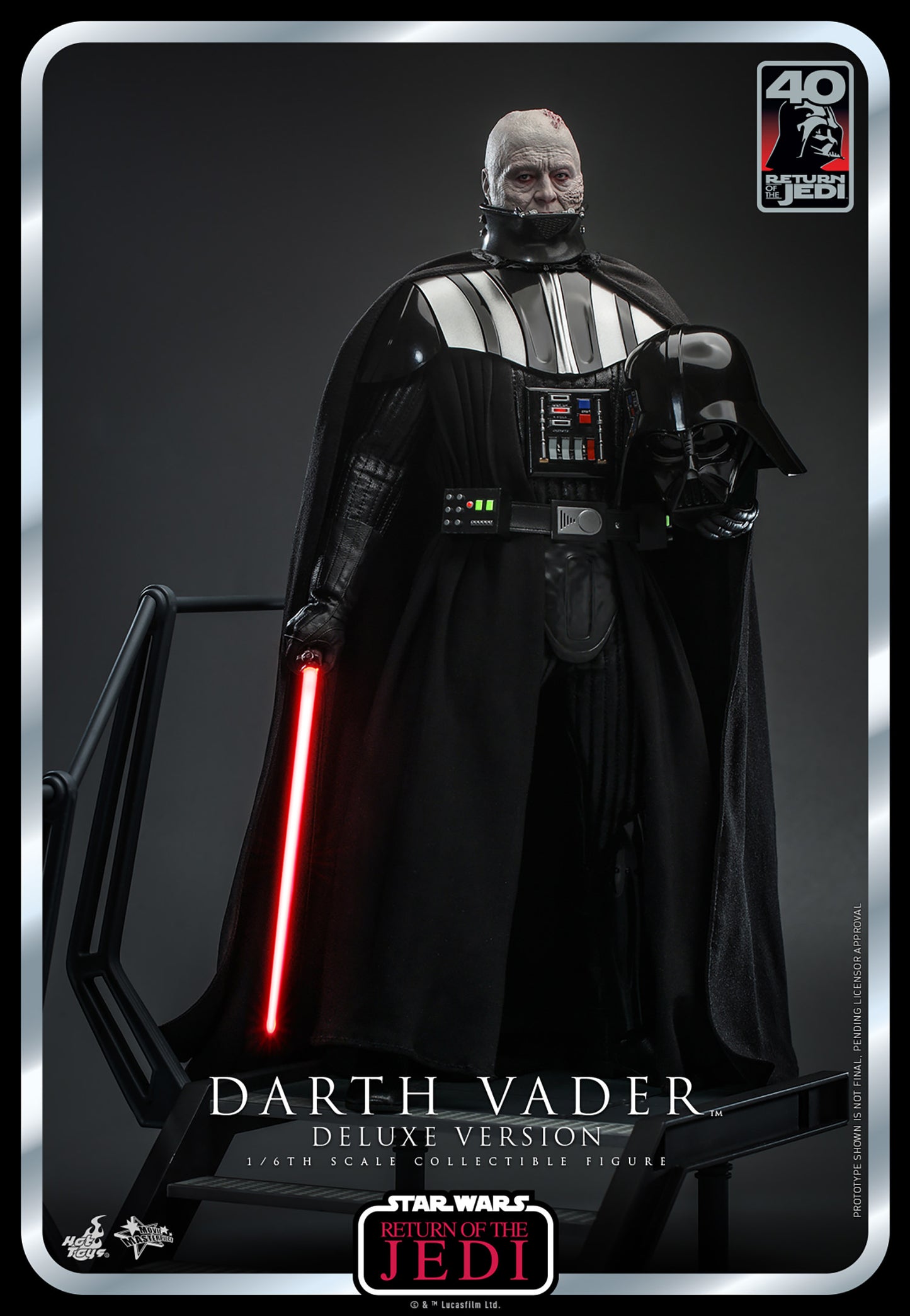 Hot Toys - MMS700 - Star Wars: Return of Jedi 40th Anniversary - 1/6 Scale Darth Vader Deluxe Version