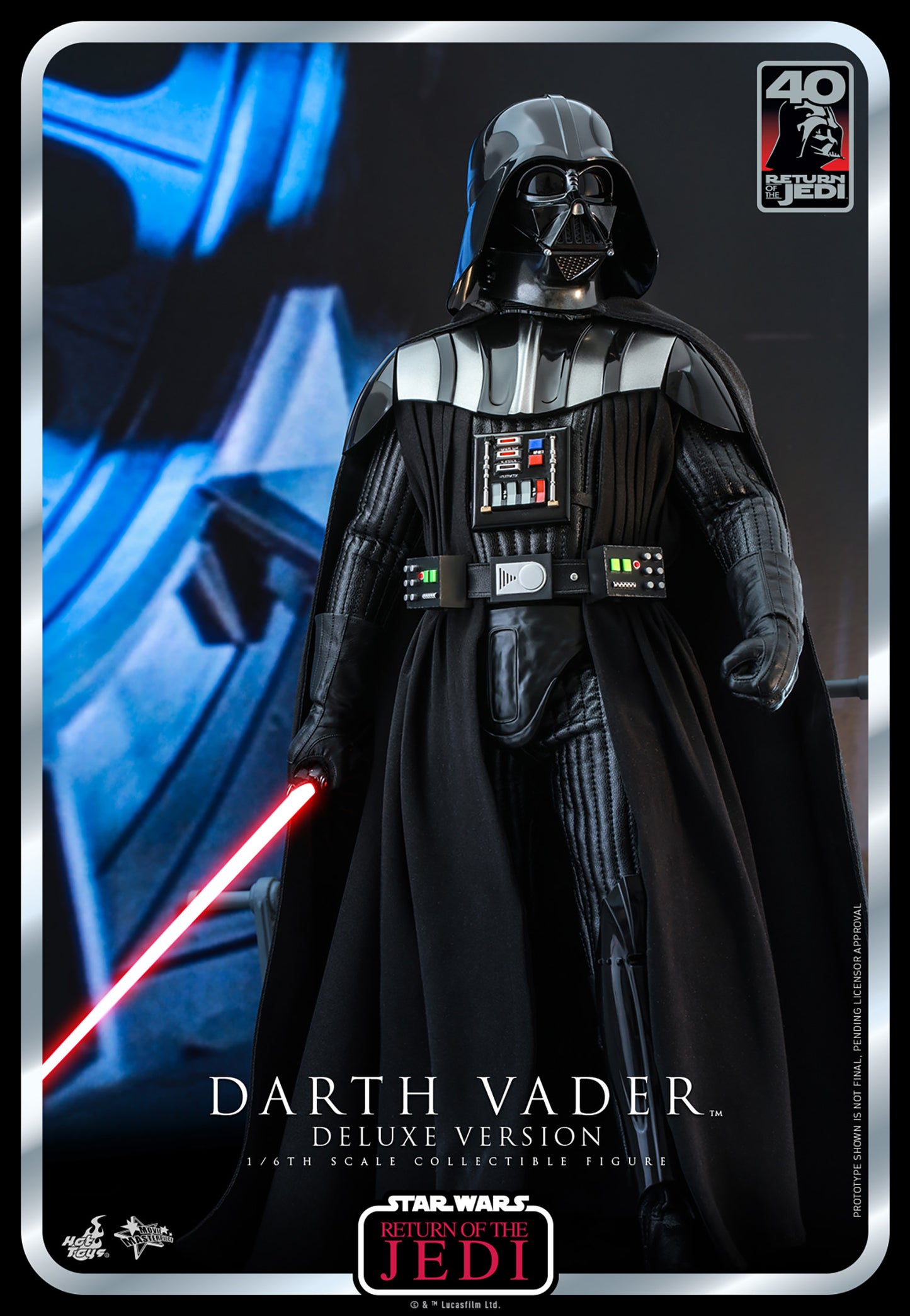 Hot Toys - MMS700 - Star Wars: Return of Jedi 40th Anniversary - 1/6 Scale Darth Vader Deluxe Version