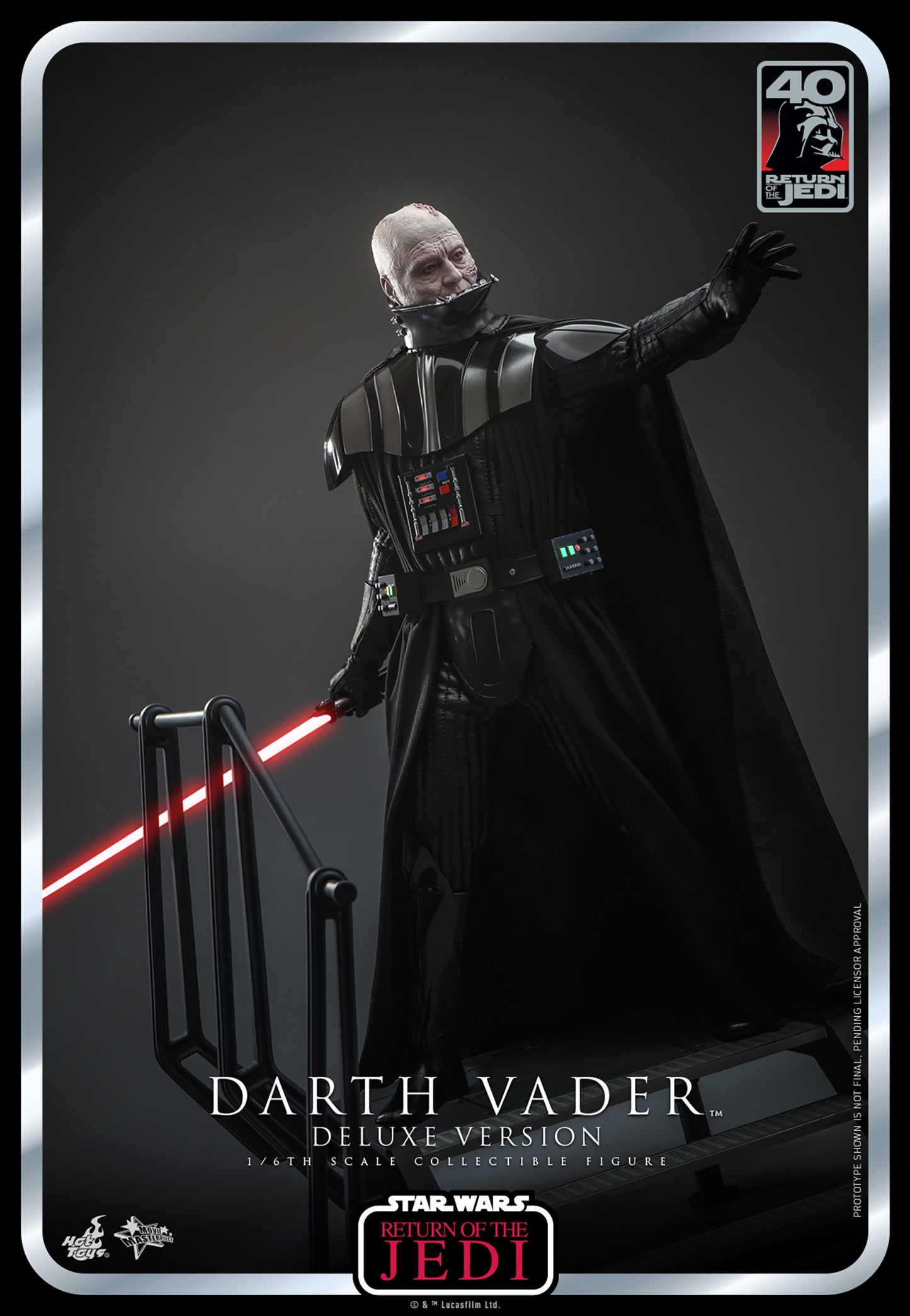 Hot Toys - MMS700 - Star Wars: Return of Jedi 40th Anniversary - 1/6 Scale Darth Vader Deluxe Version