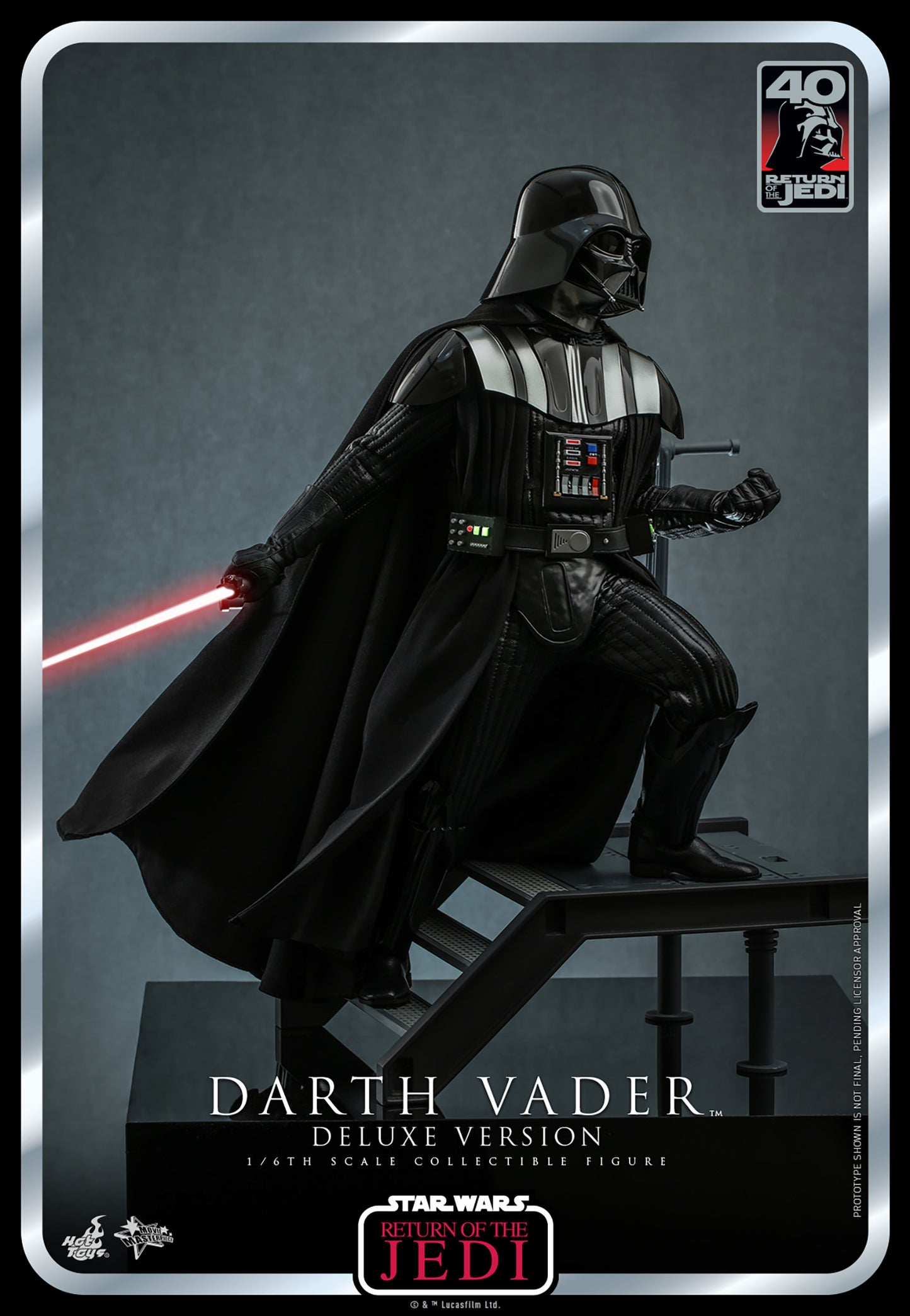 Hot Toys - MMS700 - Star Wars: Return of Jedi 40th Anniversary - 1/6 Scale Darth Vader Deluxe Version