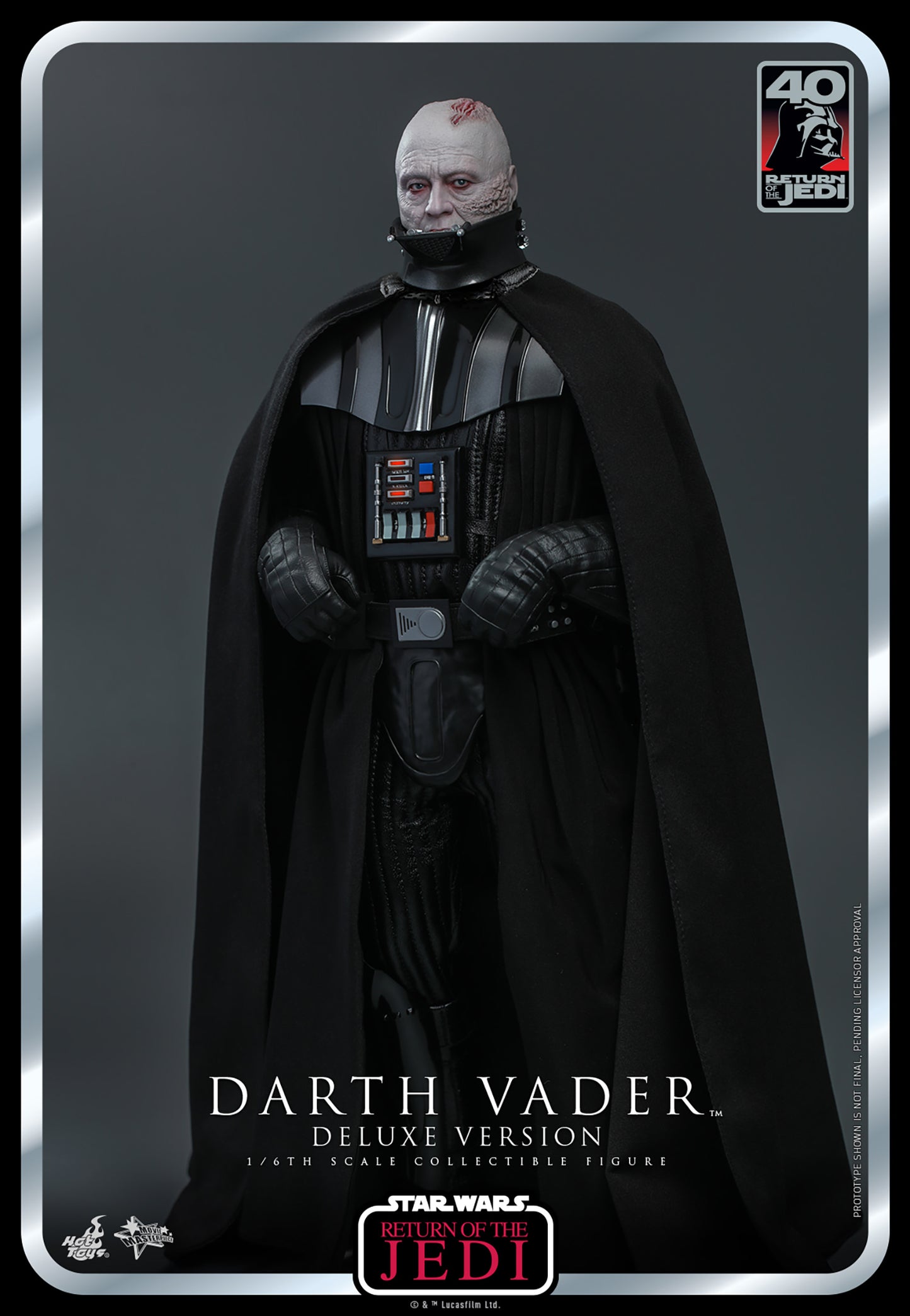 Hot Toys - MMS700 - Star Wars: Return of Jedi 40th Anniversary - 1/6 Scale Darth Vader Deluxe Version