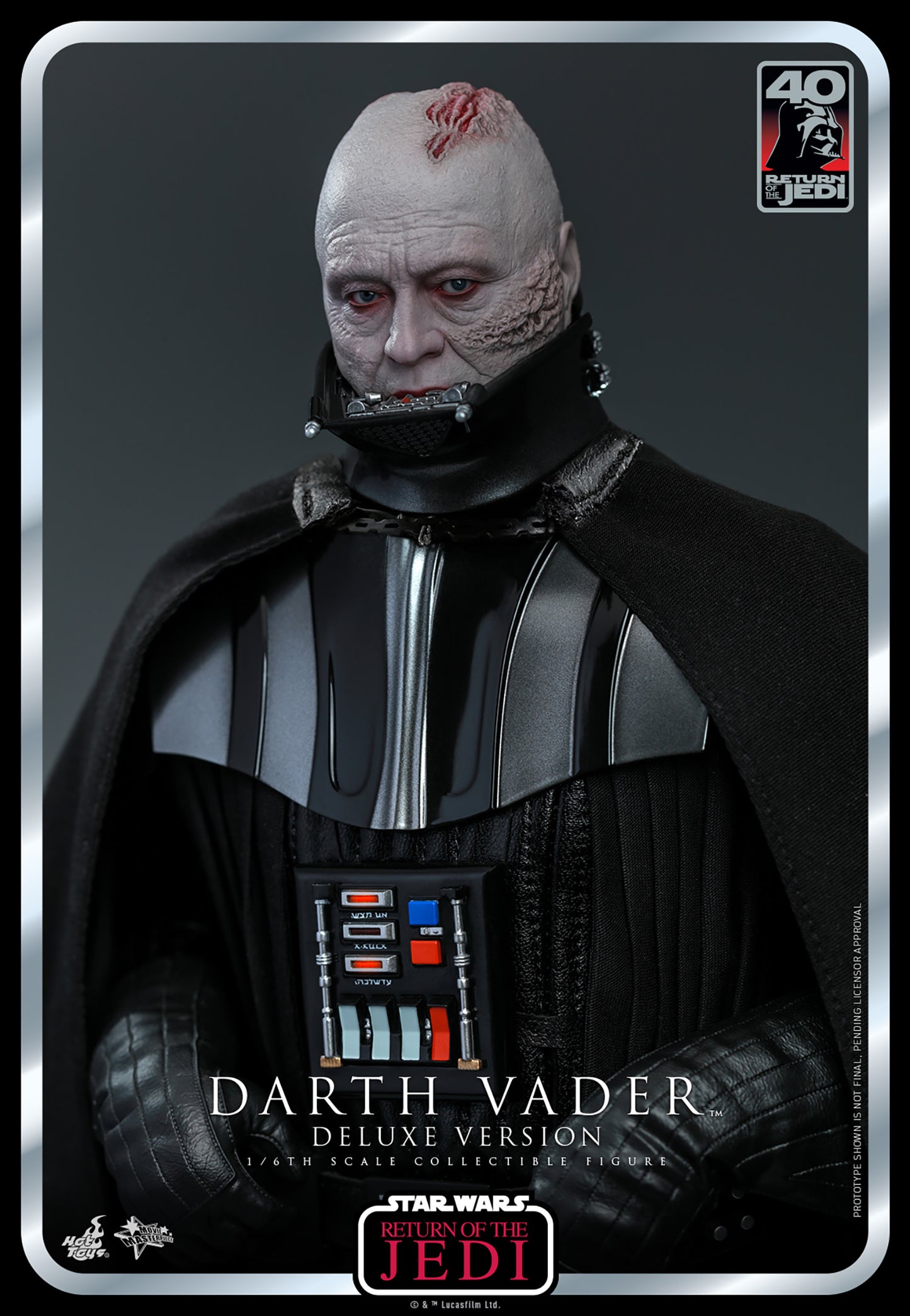 Hot Toys - MMS700 - Star Wars: Return of Jedi 40th Anniversary - 1/6 Scale Darth Vader Deluxe Version