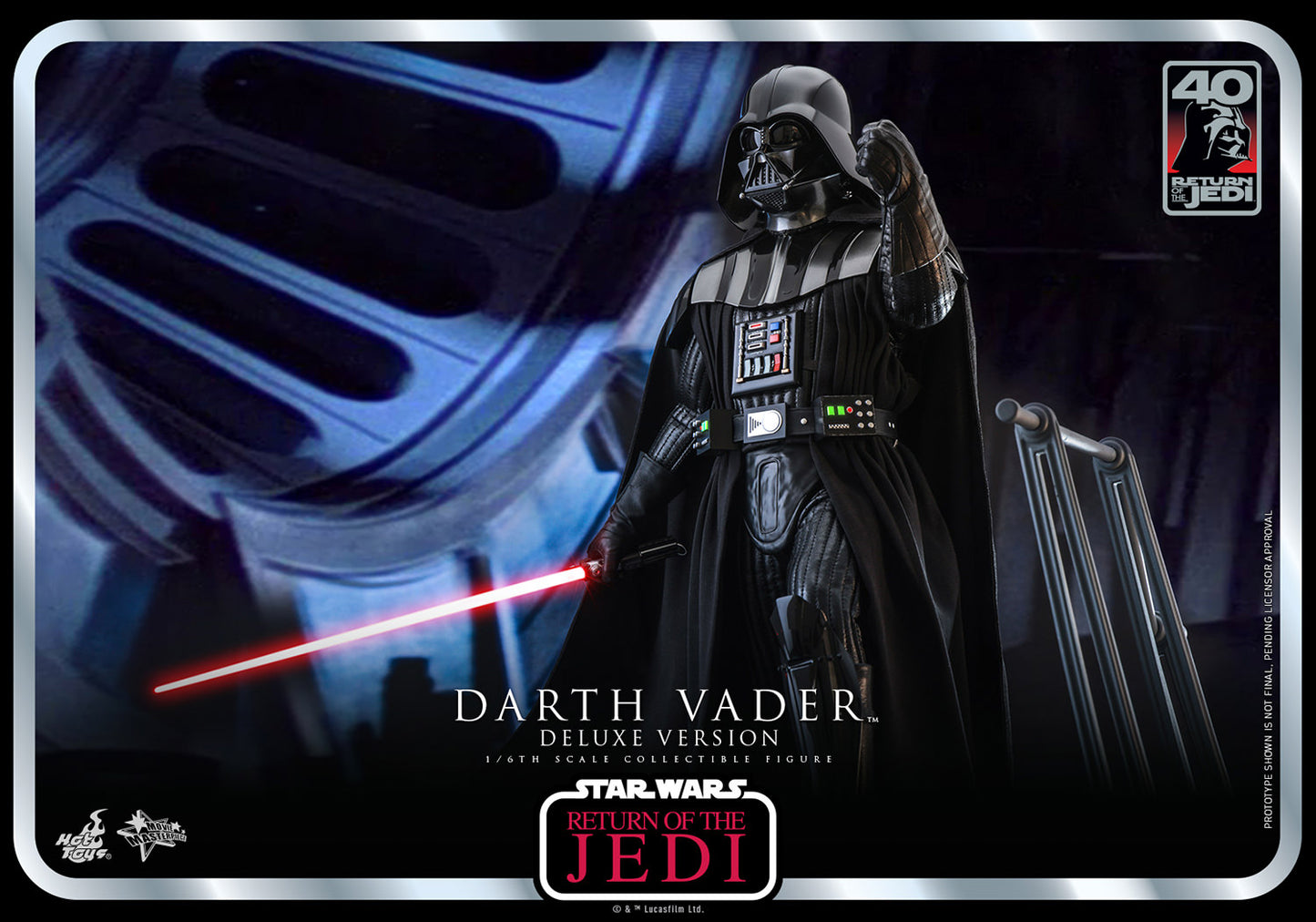Hot Toys - MMS700 - Star Wars: Return of Jedi 40th Anniversary - 1/6 Scale Darth Vader Deluxe Version